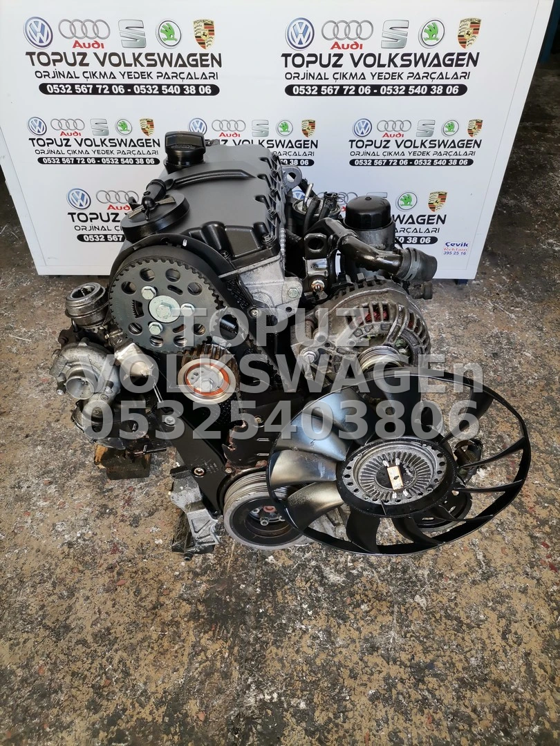 VOLKSWAGEN PASSAT 1.9 TDİ AVF AWX 130 HP ÇIKMA MOTOR DÜŞÜK KM DİZEL MOTOR