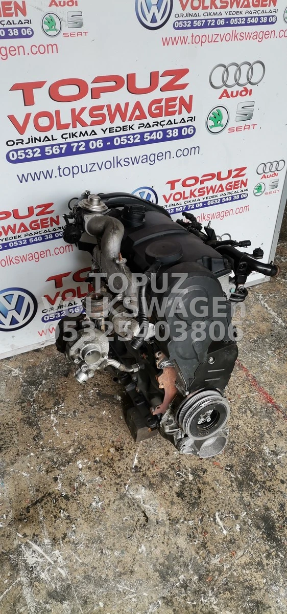 Volkswagen Passat 130 luk 1.9 TDİ AVF AWX Orjinal Dolu Çıkma Motor