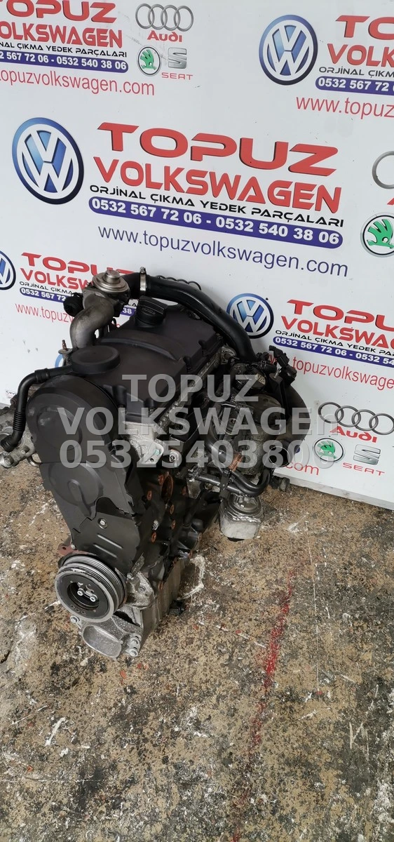 Volkswagen Passat 130 luk 1.9 TDİ AVF AWX Orjinal Dolu Çıkma Motor