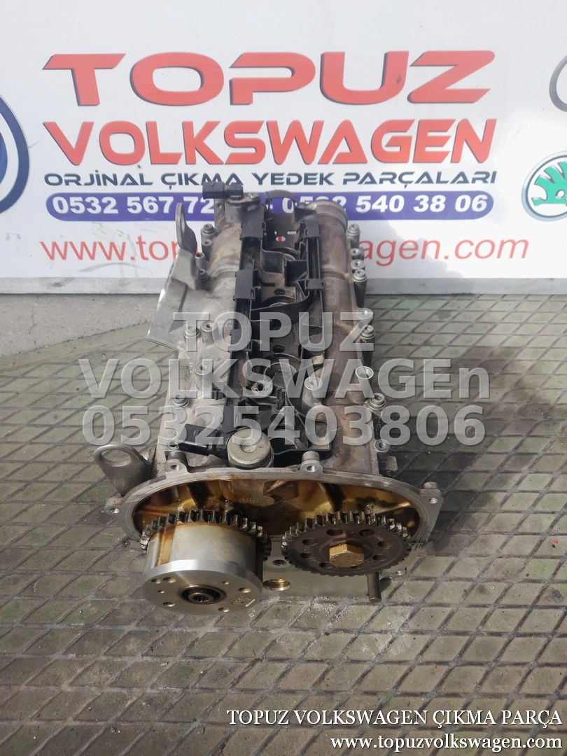 VOLKSWAGEN TİGUAN 1.4 TSİ 122 LİK CAX MOTOR ÇIKMA SİLİNDİR KAPAĞI 03C103358BA