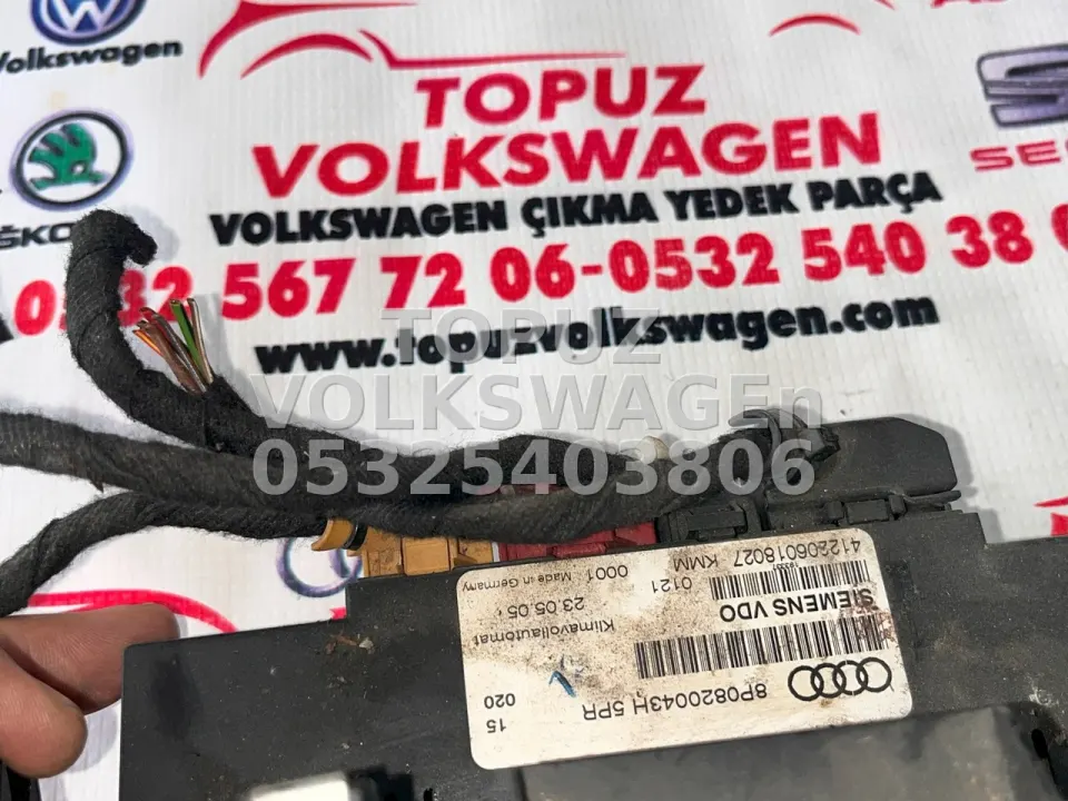 AUDİ A3 SPORTBACK KALORİFER KLİMA KONTROL PANELİ KLİMATRONİK ORJİNAL ÇIKMA 8P0820043H