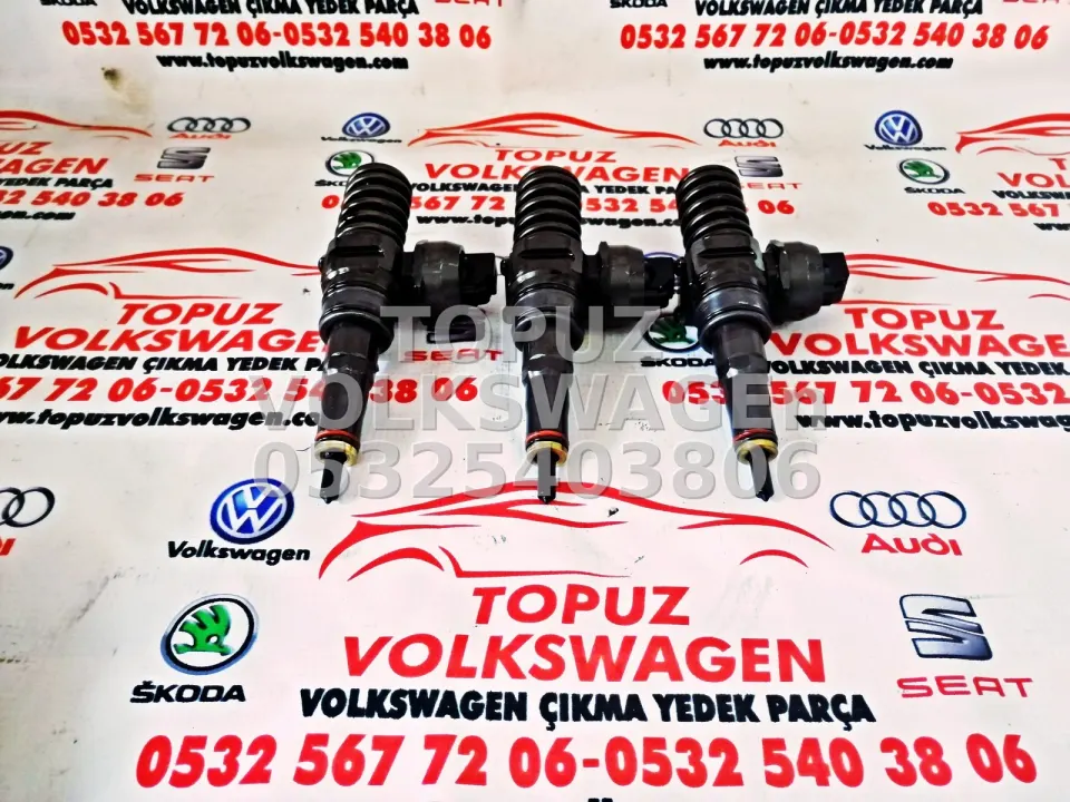 Seat İbiza 1.4 Tdi 3 Silindir AMF Motor Çıkma Orjinal Enjektör Takımı 045130073T