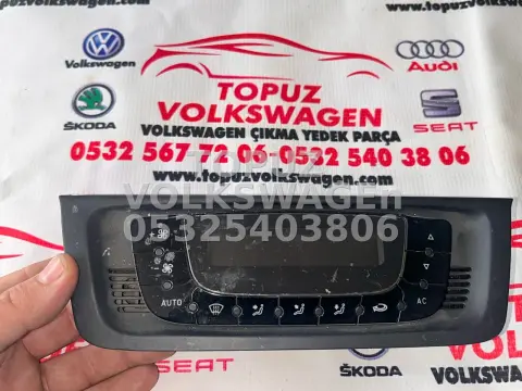 SEAT İBİZA DİJİTAL KALORİFER KLİMA KONTROL PANELİ KLİMATRONİK ORJİNAL ÇIKMA 6J0820043