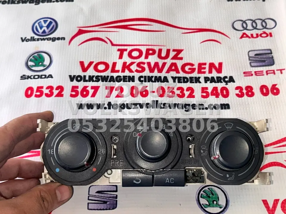 SEAT İBİZA KALORİFER KLİMA KONTROL PANELİ KLİMATRONİK ORJİNAL ÇIKMA 6L0820045