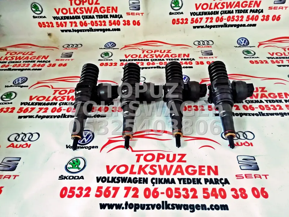 Seat Leon 1.9 Dizel BXE BKC Motor Çıkma Orjinal Enjektör Takımı 038130073AG