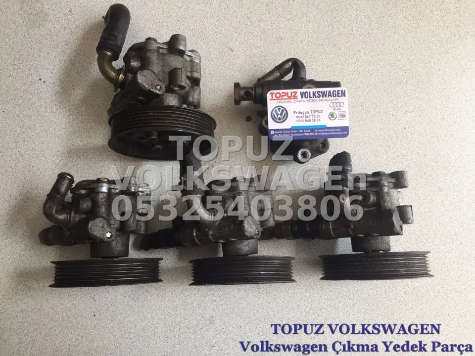 Skoda SüperB Direksiyon Pompası Power Çıkma Orjinal 8D0145156T
