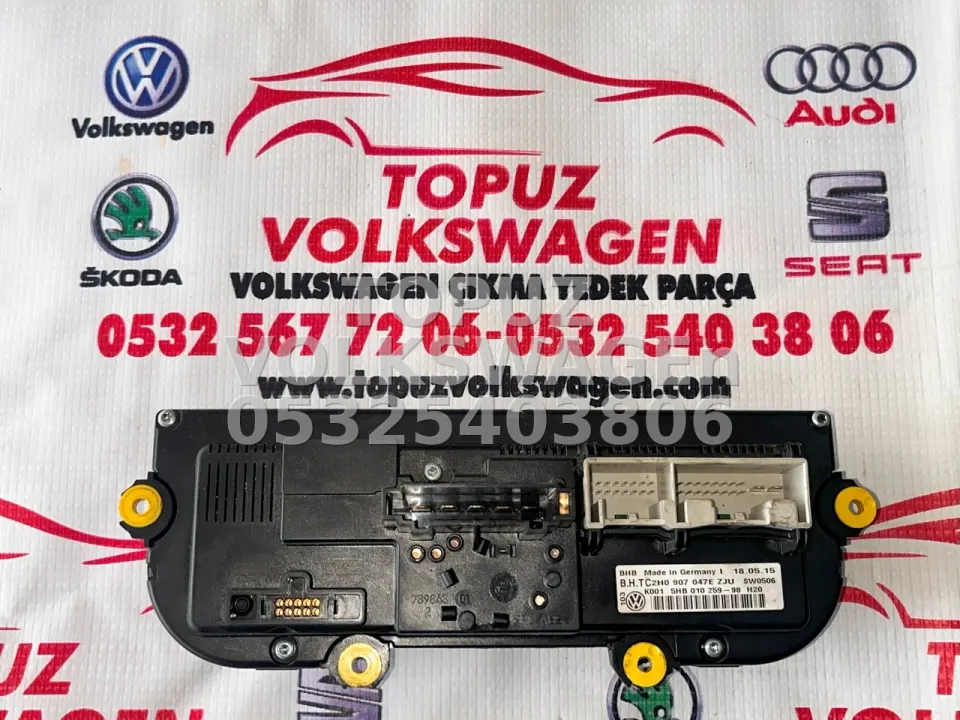 VOLKSWAGEN AMAROK KLİMA KALORİFER KONTROL PANELİ KLİMATRONİK ORJİNAL ÇIKMA 2H0907047E 5HB010259-98
