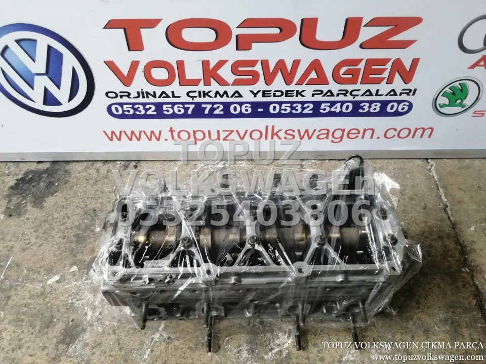 VOLKSWAGEN GOLF 5 1.6 BENZİNLİ BSE BGU MOTOR ÇIKMA SİLİNDİR KAPAĞI 102 HP 06B103351F – 06B103373T