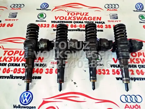 Volkswagen Golf 5 1.9 Dizel BKC BXE Motor Çıkma Orjinal Enjektör Takımı 038130073AG