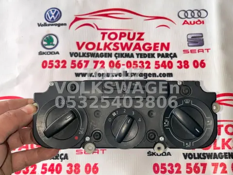 VOLKSWAGEN GOLF 5 KALORİFER KLİMA KONTROL PANELİ KLİMATRONİK ORJİNAL ÇIKMA 1K0820047