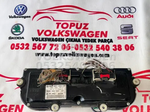 VOLKSWAGEN JETTA KLİMA KONTROL PANELİ KLİMATRONİK ÇIKMA 5K0907044ER 5HB009746-60 küçük görsel