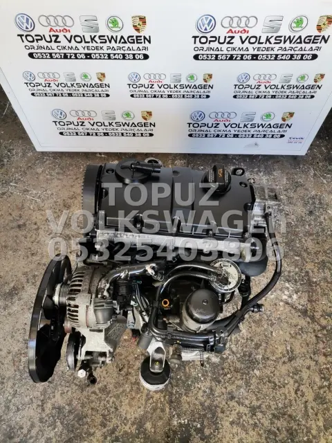 VOLKSWAGEN PASSAT 1.9 TDİ AVF AWX 130 HP ÇIKMA MOTOR DÜŞÜK KM DİZEL MOTOR küçük görsel