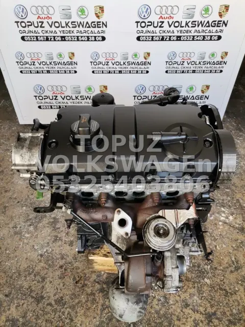 VOLKSWAGEN PASSAT 1.9 TDİ AVF AWX 130 HP ÇIKMA MOTOR DÜŞÜK KM DİZEL MOTOR küçük görsel