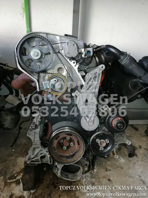 VOLKSWAGEN PASSAT B5 1.8 DÜZ 20V BENZİNLİ ADR APT ÇIKMA DOLU MOTOR 1997- 2000 küçük görsel
