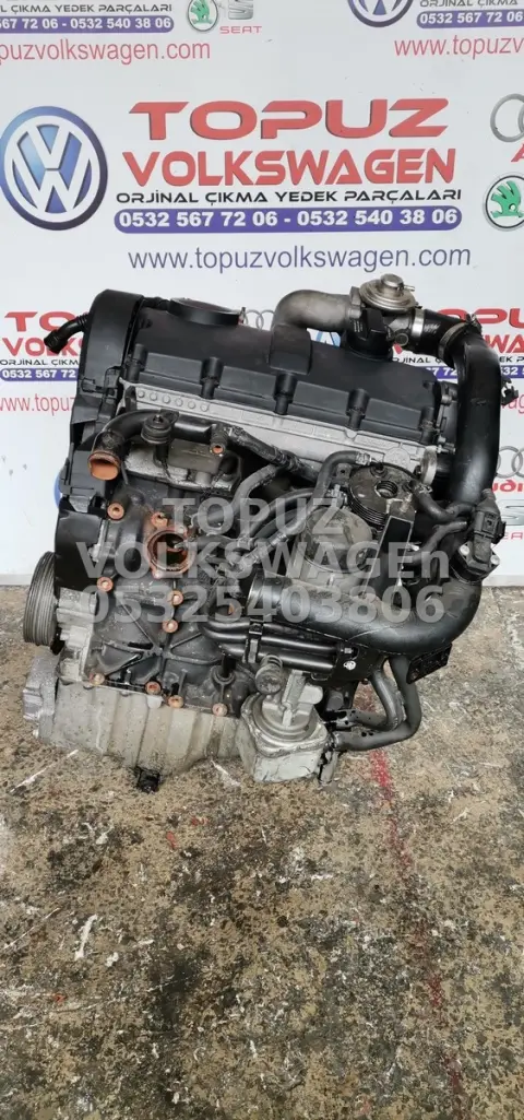 Volkswagen Passat B5 1.9 Tdi 115 Hp ATJ AJM AVB Orjinal Çıkma Motor küçük görsel