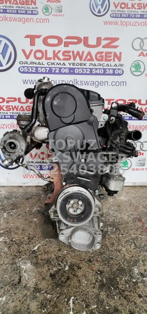 Volkswagen Passat B5 1.9 Tdi 115 Hp ATJ AJM AVB Orjinal Çıkma Motor küçük görsel