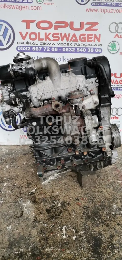 Volkswagen Passat B5 1.9 Tdi 115 Hp ATJ AJM AVB Orjinal Çıkma Motor küçük görsel