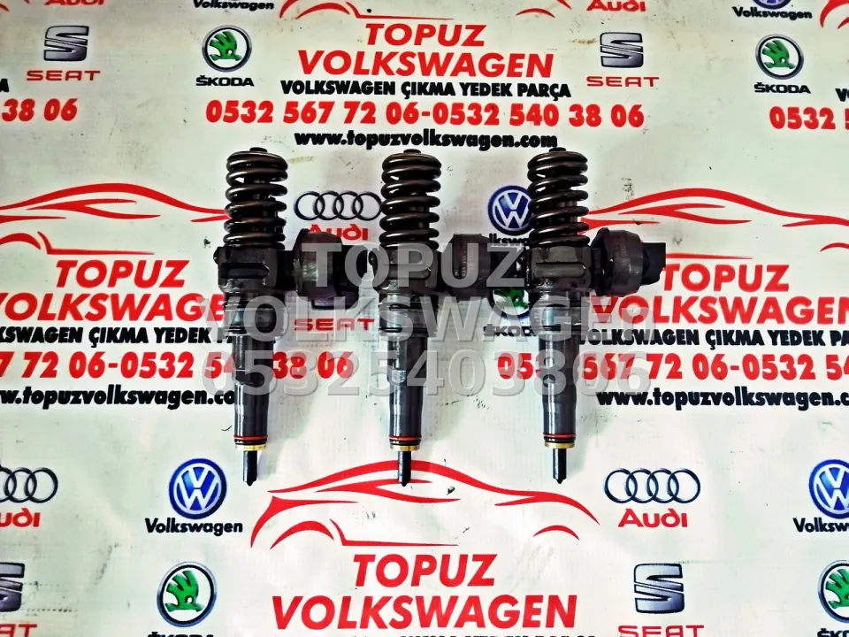 Volkswagen Polo 1.4 Dizel 3 Silindir AMF Motor Çıkma Orjinal Enjektör Takımı 045130073T