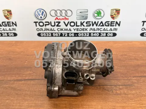VOLKSWAGEN POLO CLASSİC 1.6 AFT 100 LÜK ORJİNAL VDO ÇIKMA BOGAZ KELEBEĞİ 037133064D küçük görsel