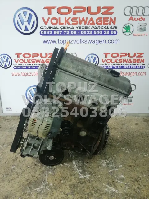 Volkswagen Polo Classic Klasik 1.6 Benzinli 75 lik ALM Çıkma Orjinal Dolu Komple Motor küçük görsel