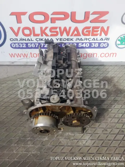 VOLKSWAGEN TİGUAN 1.4 TSİ 122 LİK CAX MOTOR ÇIKMA SİLİNDİR KAPAĞI 03C103358BA küçük görsel