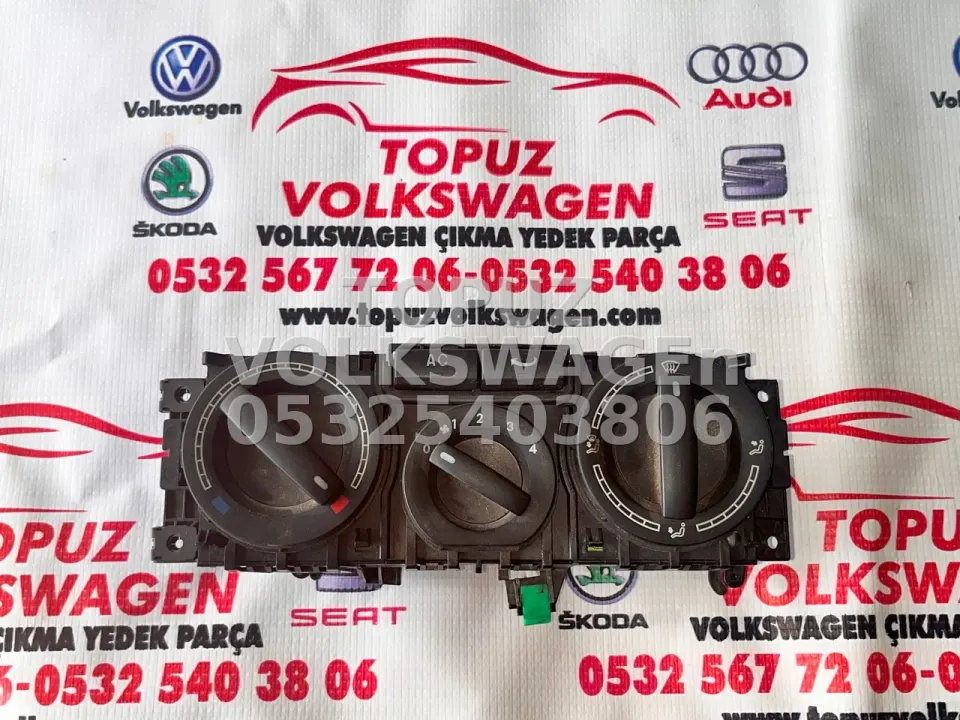 VOLKSWAGEN TRANSPORTER T5 2.5 TDİ AXD KALORİFER KLİMA KONTROL PANELİ KLİMATRONİK ORJİNAL ÇIKMA