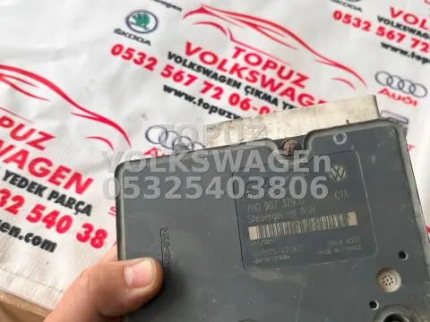 VOLKSWAGEN TRANSPORTER T5 CAREVELLA ABS BEYNİ ORJİNAL ÇIKMA 7H0907379G küçük görsel