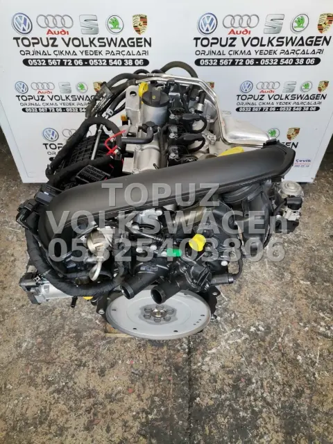 VOOLKSWAGEN TİGUAN 1.4 TSİ CHP 150 HP ORJİNAL SIFIR SANDIK KOMPLE DOLU MOTOR 04E100034D 2015 2016 2017 2018 2019 2020 küçük görsel